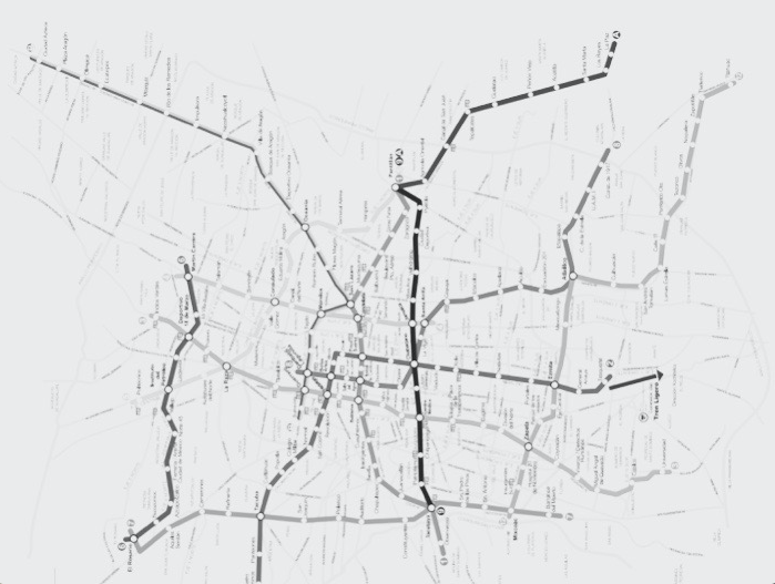 Mapa del Metro de Ciudad de México